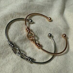 Bancroft - Montoya Knot Cuff - two-tone